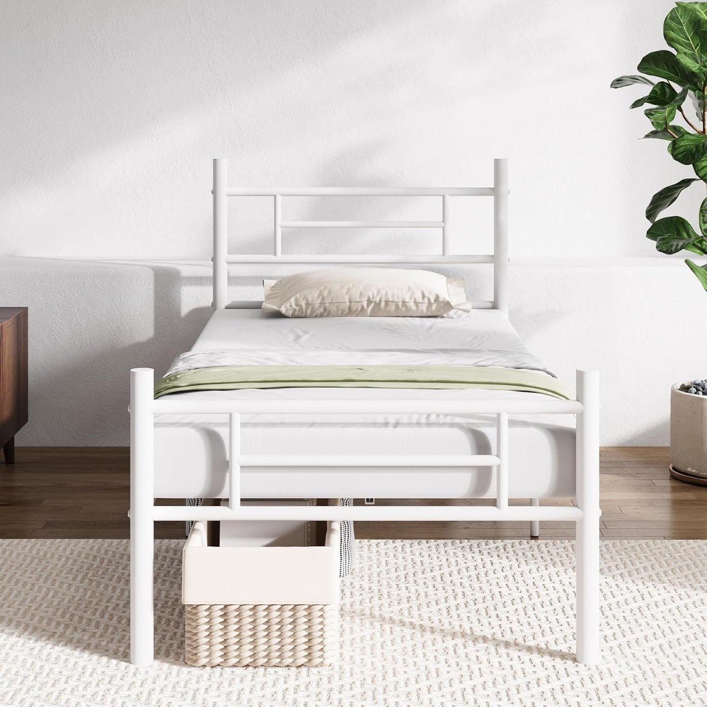 Novilla Full Size Bed Frame with Headboard and Footboard, 14 Inch Metal Platform Bed Frame, Under Bed Storage, Strong Metal Slats Support, Mattress Foundation No Box Spring Needed